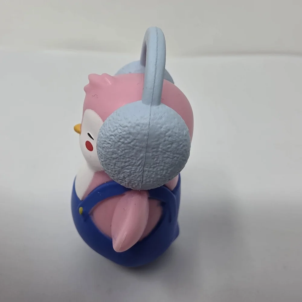 Pudgy Penguin Blue Overalls Ear Muffs Toy Figure